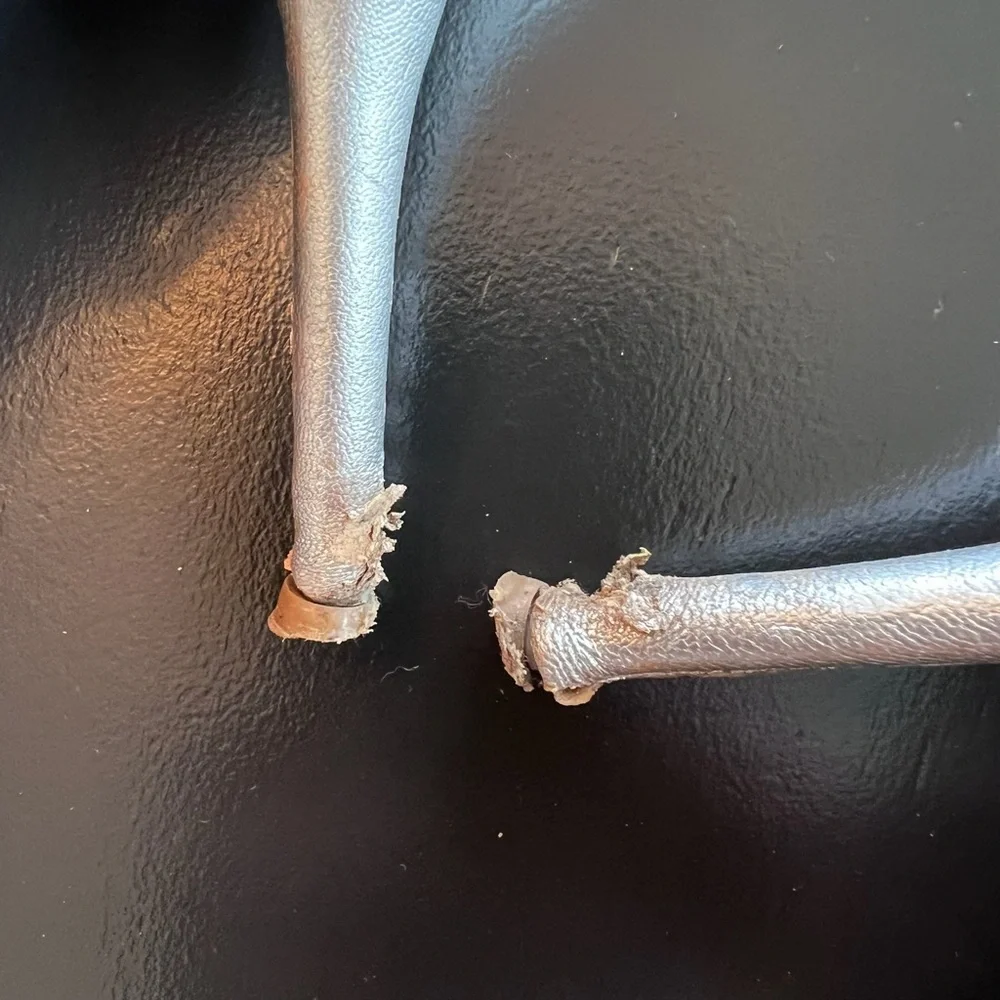 Prada Sling Back Silver Heels - Picture 8 of 8